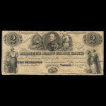 Canada, Farmer's Joint Stock Banking Co., 2 dollars : February 1, 1849