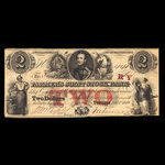 Canada, Farmer's Joint Stock Banking Co., 2 dollars : February 1, 1849