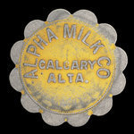 Canada, Alpha Milk Co., 1 quart, Jersey milk :