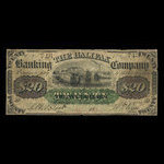 Canada, Halifax Banking Company, 20 dollars : July 1, 1871