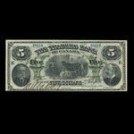 Canada, Traders Bank of Canada, 5 dollars : July 2, 1897