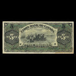 Canada, Union Bank of Canada (The), 5 dollars : July 1, 1912