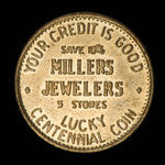 Canada, Millers Jewellers, no denomination : 1958