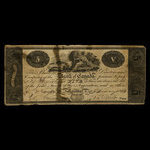 Canada, Bank of Canada, 5 dollars : January 1, 1820