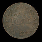 Canada, George Davies, 1/2 penny : 1855