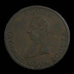 Canada, unknown, 1/2 penny : 1814