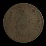 Canada, John Alexr. Barry, 1/2 penny : 1815