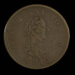 Canada, John Alexr. Barry, 1/2 penny : 1815