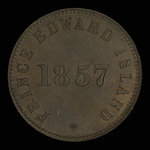 Canada, George Davies, 1/2 penny : 1857