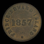 Canada, George Davies, 1/2 penny : 1857