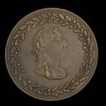 Canada, unknown, 1/2 penny : 1812