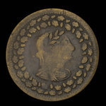 Canada, unknown, 1/2 penny : 1812