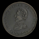 Canada, unknown, 1/2 penny : 1813