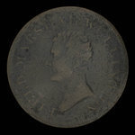 Canada, unknown, 1/2 penny : 1805