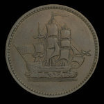 Canada, unknown, 1/2 penny : 1815