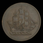 Canada, unknown, 1/2 penny : 1815