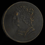 Canada, unknown, 1/2 penny : 1820