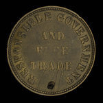 Canada, unknown, 1/2 penny : 1860