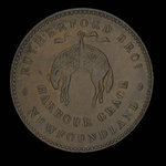 Canada, Rutherford Brothers, 1/2 penny : 1846