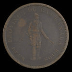 Canada, Bank of Montreal, 1 penny : 1837