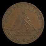 Canada, unknown, 1/2 penny : 1820