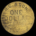 Canada, R.C. & Son, 1 dollar : 1914