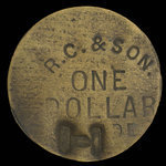 Canada, R.C. & Son, 1 dollar : 1914