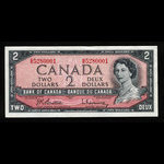 Canada, Bank of Canada, 2 dollars : 1954