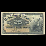 Canada, Dominion of Canada, 25 cents <br /> January 2, 1900