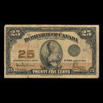 Canada, Dominion of Canada, 25 cents <br /> July 2, 1923