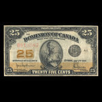 Canada, Dominion of Canada, 25 cents : July 2, 1923