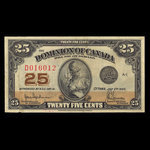 Canada, Dominion of Canada, 25 cents <br /> July 2, 1923