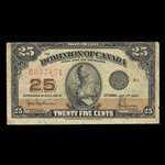 Canada, Dominion of Canada, 25 cents <br /> July 2, 1923