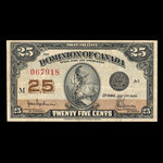 Canada, Dominion of Canada, 25 cents : July 2, 1923