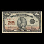 Canada, Dominion of Canada, 25 cents : July 2, 1923