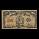 Canada, Dominion of Canada, 25 cents <br /> July 2, 1923