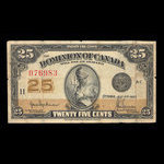 Canada, Dominion of Canada, 25 cents <br /> July 2, 1923