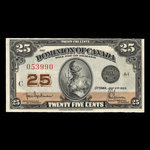 Canada, Dominion of Canada, 25 cents : July 2, 1923