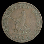 Canada, Starr & Shannon, 1/2 penny : 1815