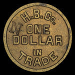 Canada, Hudson's Bay Company, 1 dollar :