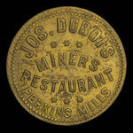 Canada, Jos. Dubois, 1 meal : 1891