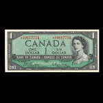 Canada, Bank of Canada, 1 dollar : 1954