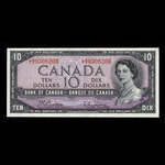 Canada, Bank of Canada, 10 dollars <br /> 1954