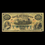 Canada, Bank of Toronto (The), 20 dollars : February 1, 1917