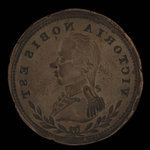 Canada, unknown, 1/2 penny : 1813