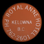 Canada, Royal Anne Hotel, no denomination :