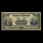 Canada, Bank of Montreal, 10 dollars : January 2, 1904