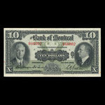 Canada, Bank of Montreal, 10 dollars : January 2, 1935