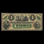 Canada, Union Bank of Lower Canada, 4 dollars : September 1, 1870