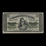 Canada, Dominion of Canada, 25 cents <br /> March 1, 1870